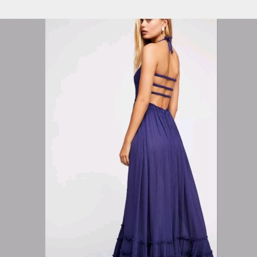 Free people extra tropical maxi dress